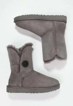 Ugg Bailey Button Ii - Stivaletti - Grey -Ugg 083e32cf055e41e6a34385d57c7786dc
