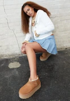 Ugg Classic Ultra Mini PlatformStivaletti Con PlateauChestnut Donna Stivaletti UG111X06U-O11