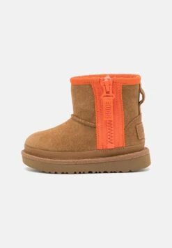 Ugg Classic Mini Zipper UnisexStivalettiChestnut Bambini Stivali UG116I00W-O11