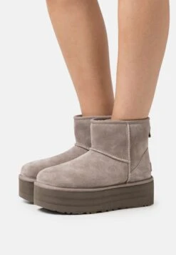 Ugg Classic Mini PlatformStivaletti Con PlateauSmoke Plume Donna Stivaletti UG111X06Z-C11